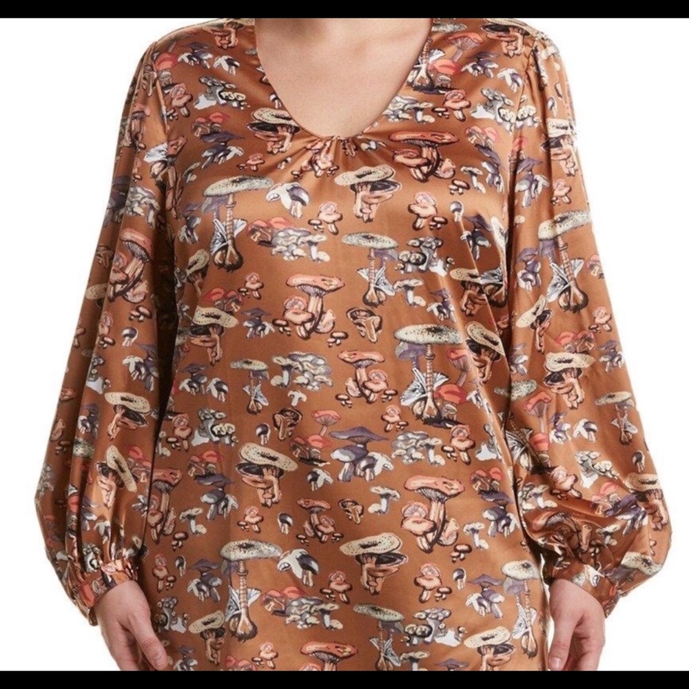 Melissa McCarthy mushroom print 🍄 tunic sa…